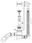Обвязка д/ванны McAlpine 1 1/2"*40/50 кнопка с раздв. переливом MRB11 от интернет-магазина stmaster54.ru