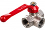 Кран шаровый трехходовой ТИП Т 1/2 Valtec (VT.361.N.04) от интернет-магазина stmaster54.ru