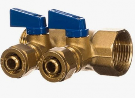 Коллектор запорн. GTN 1" х 16 х 2 вых. от интернет-магазина stmaster54.ru