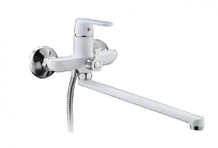 Смеситель для ванны Frap F2231 (белый) от интернет-магазина stmaster54.ru