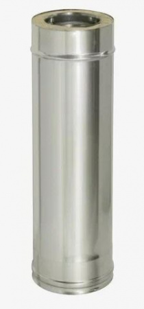 Сэндвич-труба D120/200 L1000 (430/0,8 мм+нерж) Ferrum от интернет-магазина stmaster54.ru