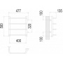 AISI 32 Стандарт 400х500 П4 нерж. (бок.320) (TERMINUS) от интернет-магазина stmaster54.ru