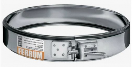 Хомут обжимной D120 (430/0,5 мм) Ferrum от интернет-магазина stmaster54.ru