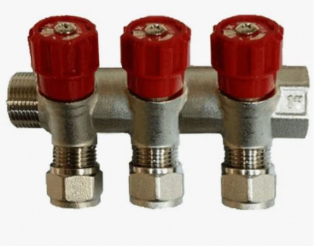 Коллектор запорн. GTN 3/4" х 16 х 3 вых. от интернет-магазина stmaster54.ru