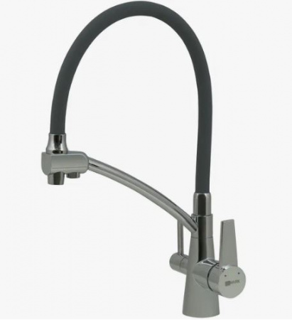 Смеситель для кухни Lemark Comfort LM3071C - Gray ВЫВОД от интернет-магазина stmaster54.ru