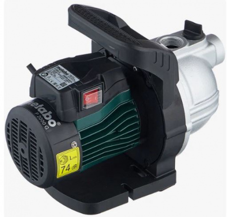 Насос поверх. Metabo P2000G (450Вт, 2000л/час, всас 8м, выс.30м, 1"/ 1", чугун) от интернет-магазина stmaster54.ru