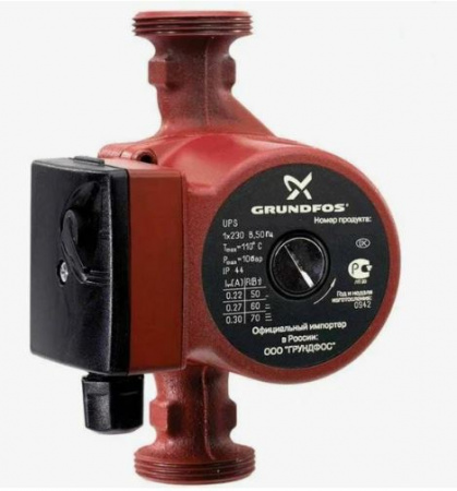 Насос циркуляционный Grundfos UPS 32-60 180 с гайками от интернет-магазина stmaster54.ru
