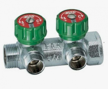 Зап.коллектор 1" НВ с 2отвод.1/2"НР FK3860112 от интернет-магазина stmaster54.ru