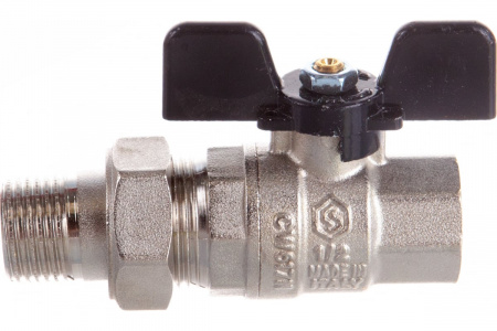 Кран шаровой с американкой 1/2" STOUT (SVB-0007-200015) от интернет-магазина stmaster54.ru