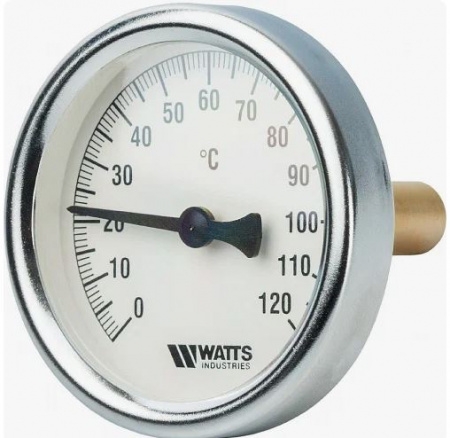 Термометр биметал. с погр. гильзой WATTS T 63/50 от интернет-магазина stmaster54.ru