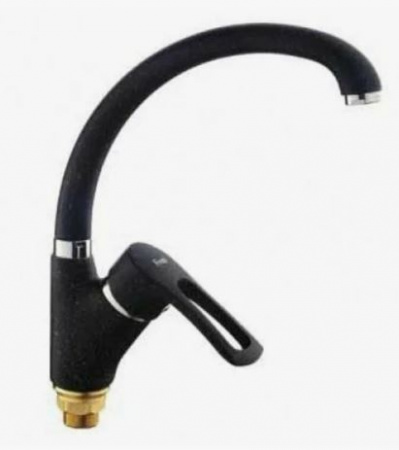 Смеситель для кухни Frap F4166-7 (черный камень) от интернет-магазина stmaster54.ru