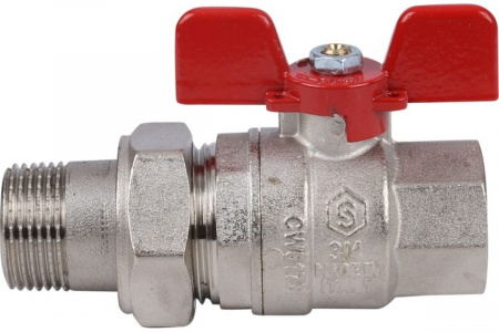 Кран шаровой с американкой 3/4" STOUT (SVB-0007-000020) от интернет-магазина stmaster54.ru