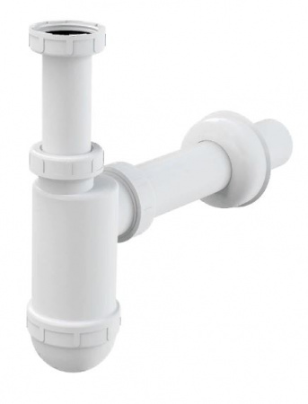 Сифон для умывальника AlcaPlast A43, 1 1/4" * 40 без выпуска от интернет-магазина stmaster54.ru