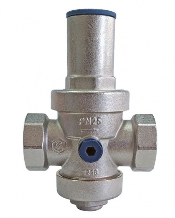 Редуктор давления STOUT 1/2" PN 25 c выходом под манометр (SVS-1008-000015) от интернет-магазина stmaster54.ru