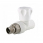 Кран шаровый ProAqua   1/2" с нак.гайкой (белый) от интернет-магазина stmaster54.ru